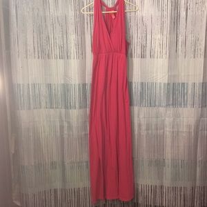 Pink maxi dress